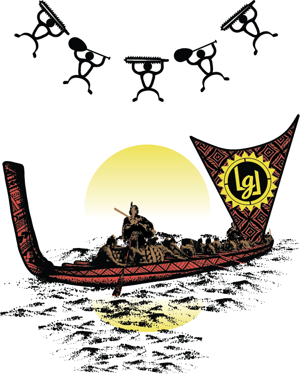 War Canoe Tribal Print Tees & Tanks | BigBoys LgL